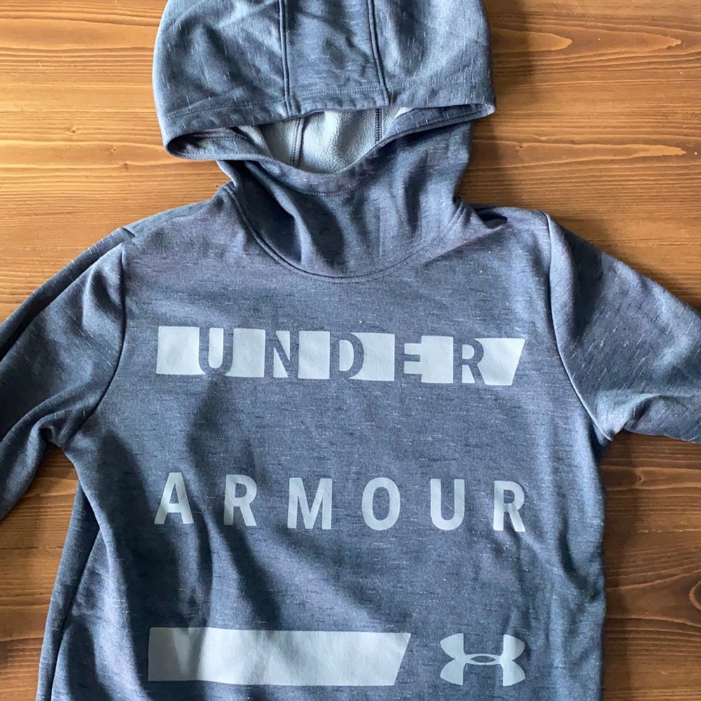 Under Armour logo wrap neck hoodie
